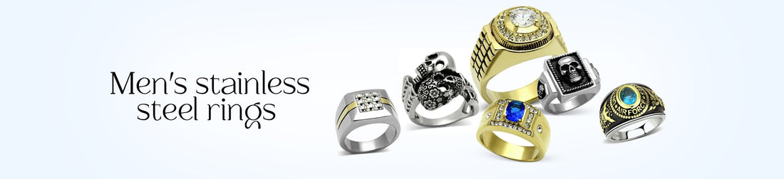 mens-stainless-steel-rings -UK