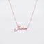 Full Silver Diamond Pendant Necklace Maiden-Art