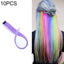 10 PCS Chemical Fiber Wig One - Step Gradient Color Single Card Wig, Stretched Length:24inches(21) - British D'sire