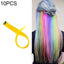 10 PCS Chemical Fiber Wig One - Step Gradient Color Single Card Wig, Stretched Length:24inches(32) - British D'sire