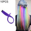 10 PCS Chemical Fiber Wig One - Step Gradient Color Single Card Wig, Stretched Length:24inches(54) - British D'sire