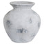 Downton Large Antique White Vase - Antique White Decorative Vase