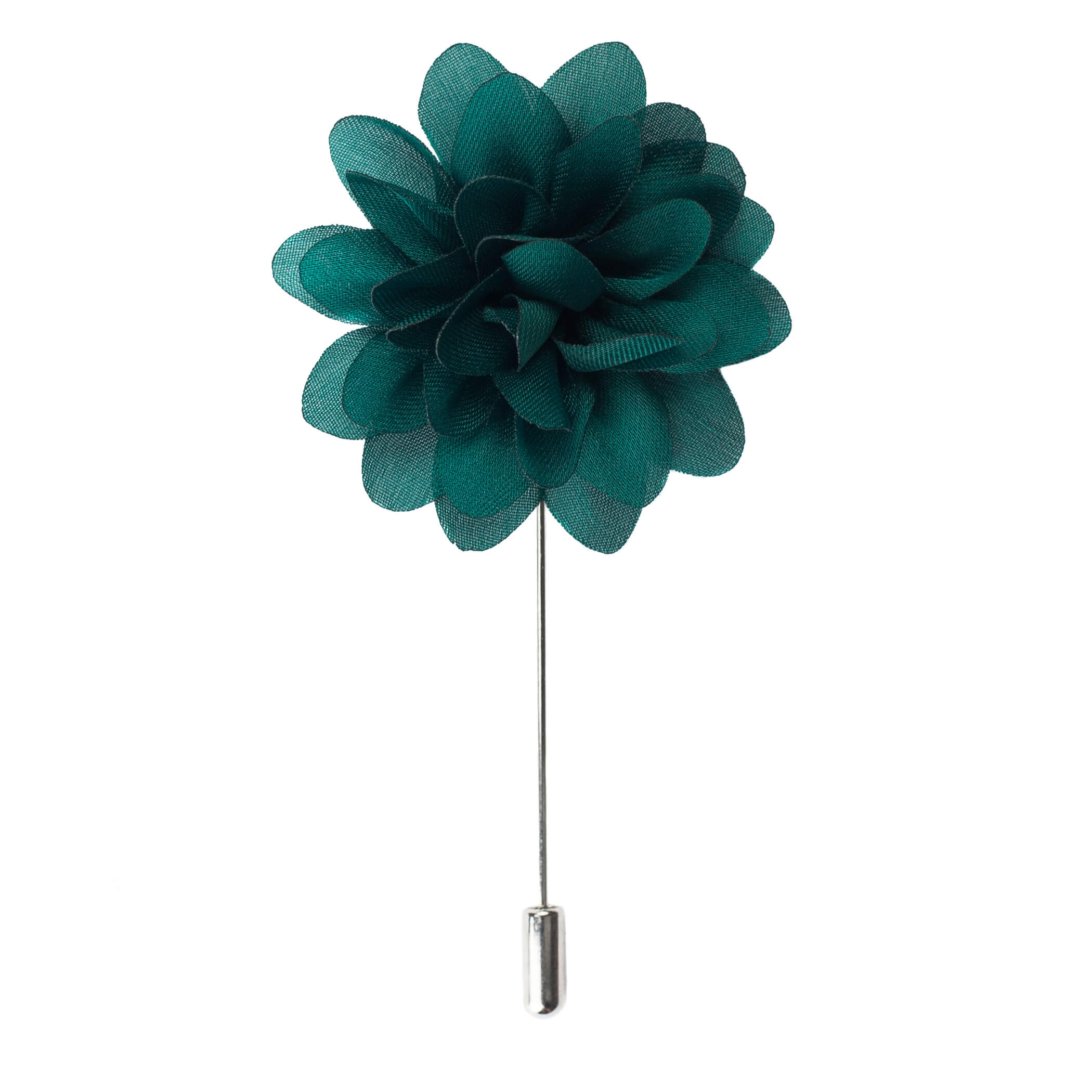 Amour Flower Lapel Pin, Green - British D'sire