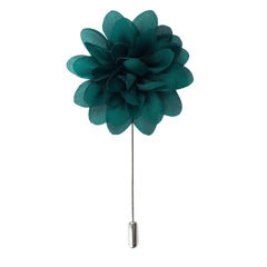 Amour Flower Lapel Pin, Green - British D'sire