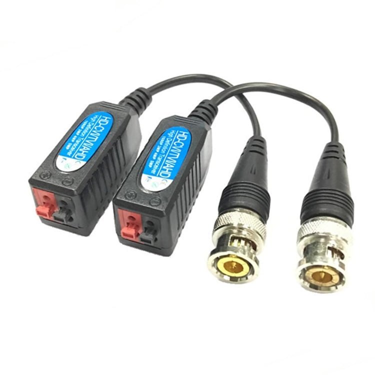 2 PCS Anpwoo 200TC Screwless-type Video Balun HD-CVI/AHD/TVI 1CH Passive Transceiver - British D'sire