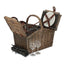 2 Person Nature Pattern Butterfly Lidded Fitted Picnic Basket - Fitted Picnic Baskets - British D'sire