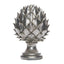 Silver Pinecone Finial Decorative Vase