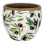Verdal Olive Medium Planter Decorative Artificial Stem
