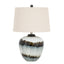 Midnight Shadows Table Lamp With Linen Shade