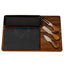 Acacia Cheese Board Set With Black Bowl, Slate and Cutlery