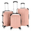 3 Pcs Suitcase Lightweight ABS Carry-on Hand Luggage 4 Spinner Wheels Trolley Case - British D'sire