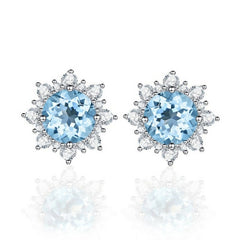 3 PCS/Set Snow Shape Gemstone Jewelry Set For Women, Ring Size:9 (Green) - women ring - British D'sire