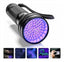 51 LEDs 395nm UV LED Flashlight, Support Detect Pet Urine - British D'sire