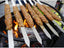 6pcs Turkish Adana Kebab BBQ Skewers. Stainless Steel Flat Wide Barbecue Skewers Length 57.5cm, Width 2.4cm and 2.5mm Thick - Barbecue Skewers - British D'sire