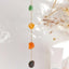 7 Chakra's Raw Crystal Window Hanging - Gold Tone - Suncatchers - British D'sire