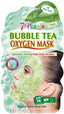7th Heaven Bubble Tea Oxygen Mask Infused with Green Tea and Centella Asiatica to Hydrate, Soothe and Help Target Blemishes - Face Masks - British D'sire