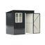 7X4FT Outdoor Metal Garden Storage Shed - Storage Shed - British D'sire