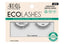 Frontview of a wall-hook ready retail pack of Ardell's Ecolashes 450 with printed label text