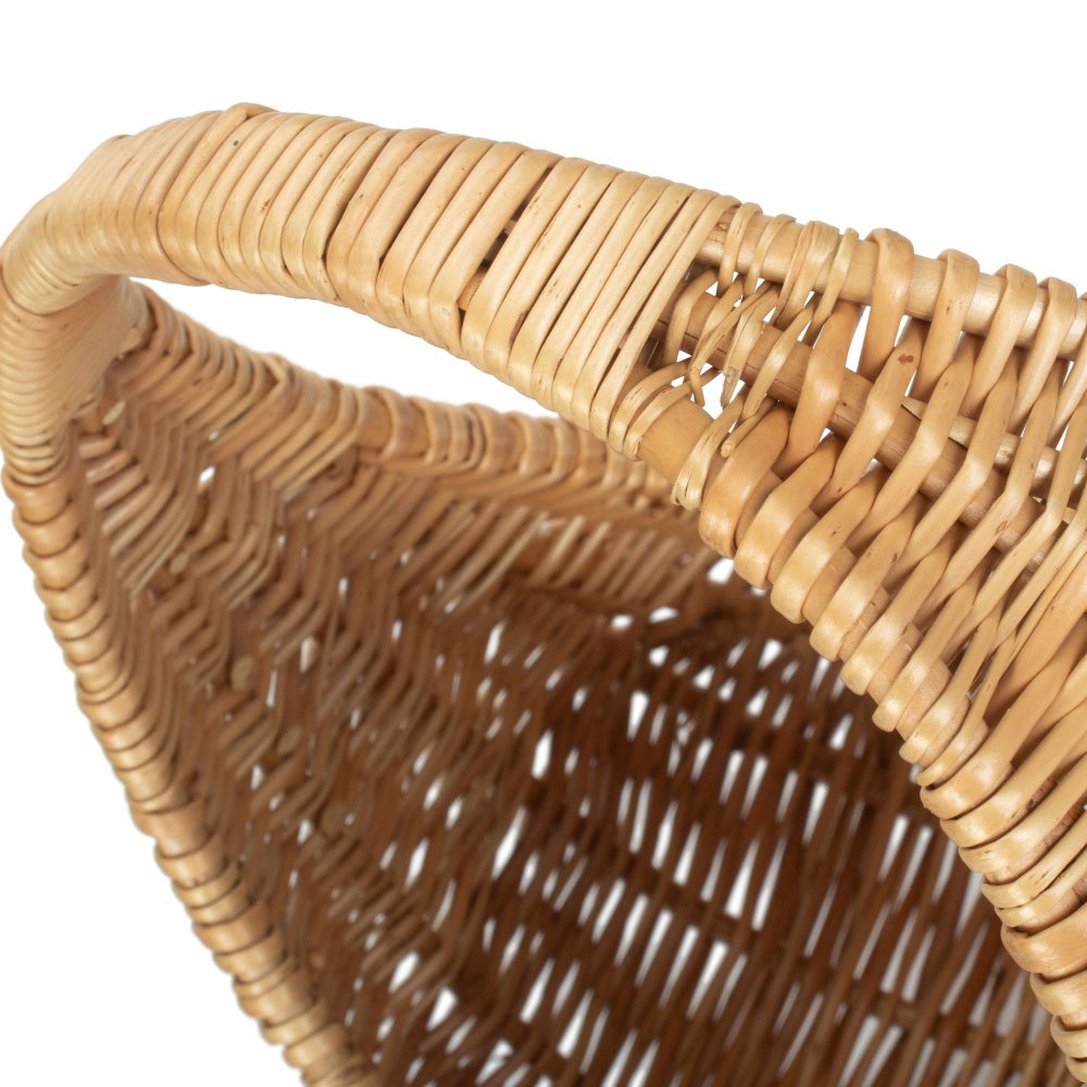 Gondola Wicker Shopper Basket