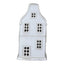 White Ceramic House Ornament with LED (14.5cm)