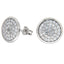 Pearlz Ocean Cubic Zirconia Circle Stud Earrings