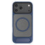 For iPhone 18 Pro / 17 Pro Kalebol MagSafe Invisible Tilt Holder PC Hybrid TPU Case(Navy Blue)