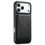 For iPhone 18 Pro / 17 Pro ESEBLE E6 Vegan Leather Detachable Card Holder Magnetic RFID Phone Case(Black)