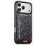 For iPhone 18 Pro / 17 Pro ESEBLE E5 Letter Pattern Detachable Card Holder Magnetic RFID Phone Case(Black)