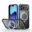 For iPhone 18 Pro / 17 Pro SULADA 360 Degree Rotation Holder Frosted Magnetic Phone Case(Black)