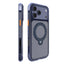 For iPhone 18 Pro Mutural ArtShield Series Magnetic Holder Phone Case(Navy Blue)