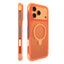 For iPhone 18 Pro Mutural ArtShield Series Magnetic Holder Phone Case(Orange)
