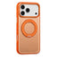 For iPhone 18 Pro Mutural Armor Series MagSafe Magnetic Holder Phone Case(Orange)