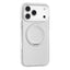 For iPhone 18 Pro Mutural Armor Series MagSafe Magnetic Holder Phone Case(Frosted White)