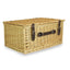 Red Hamper Buff Picnic Basket
