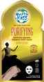 Earth Kiss Inspirations Purifying Organic Bamboo Sheet Mask with Shilajit and Million Year Clay to Cleanse Your Skin