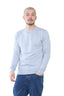 Men's Classic Light Grey Sweatshirt - Casual Comfort and Stylish Fit