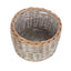 Red Hamper Round Antique Wash Wicker Planter