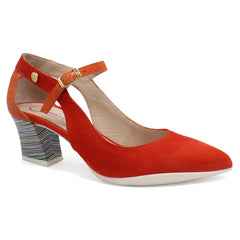 La La - Orange- Dress shoe - British D'sire