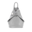 Italian Designer Soft Leather Folding Backpack -Multiuso - Pale Grey
