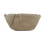Italian Designer Leather Large Sling Bag Dark Beige
