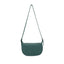 Italian Designer Leather Round Shoulder Bag Teal