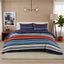 Striped Duvet Set Stylish Easy Care Bedding with Classic Pattern - King