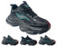Chunky Sole Mesh Sports Lace Up Trainers