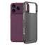 For iPhone 18 Pro LeReach TOC Icicle Series Ice Mist Double-Sided Non-Slip Phone Case(Black)