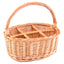 Oval Glass or Cutlery Drinks Basket 6 Partition