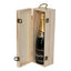 Red Hamper 35cm Single Bottle Wooden Box