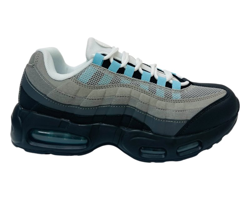 Air Cushioned Lace Up Sports Trainers - Trainers - British D'sire
