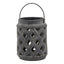 Amalfi Grey Large Lattice Lantern - Lanterns - British D'sire