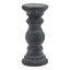 Amalfi Small Grey Column Candle Holder - Candle Holder - British D'sire