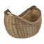 Antique Wash Rope Handled Wicker Carrying Basket - Log Baskets - British D'sire